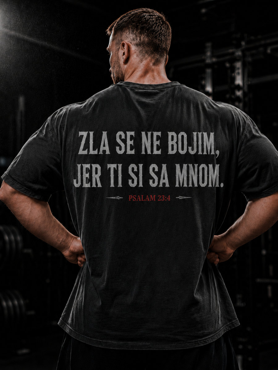 Majica "Zla se ne bojim" — Odaberi dizajn